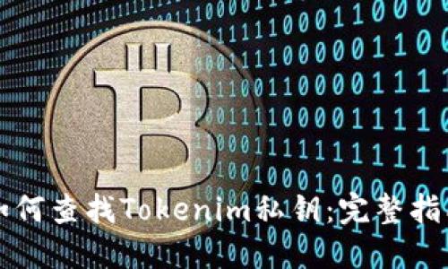 如何查找Tokenim私钥：完整指南
