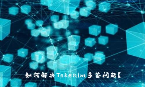如何解决Tokenim多签问题？
